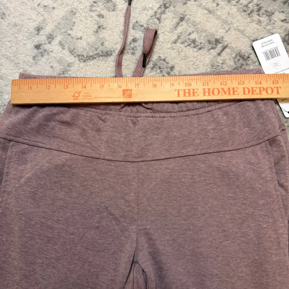 Harmony + Balance Womens Heathered Mauve Jogger Sweatpants CHB7088 NWT Small - Picture 4 of 5